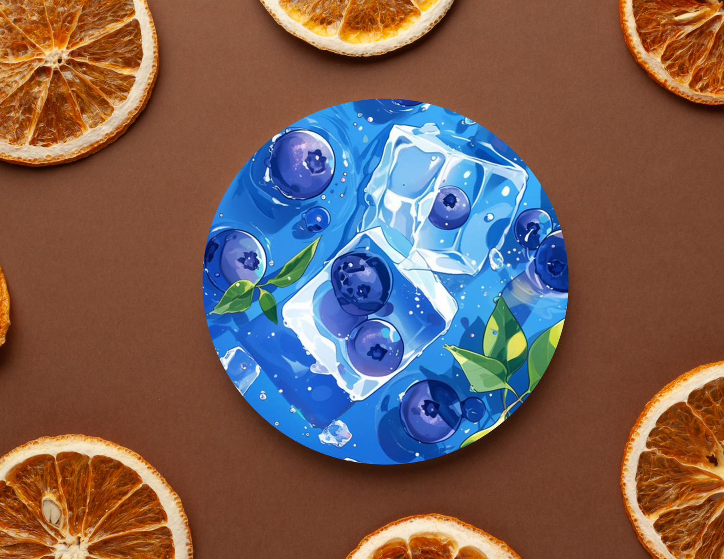 🍹 Ceramic Coaster- Blueberry 🍹