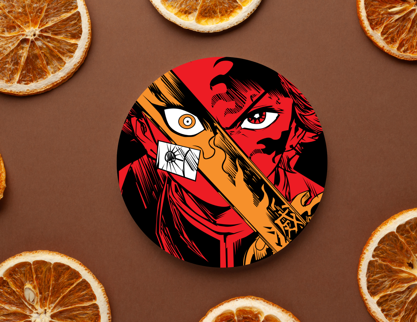 🍹 Ceramic Coaster- Demon Slayer 🍹