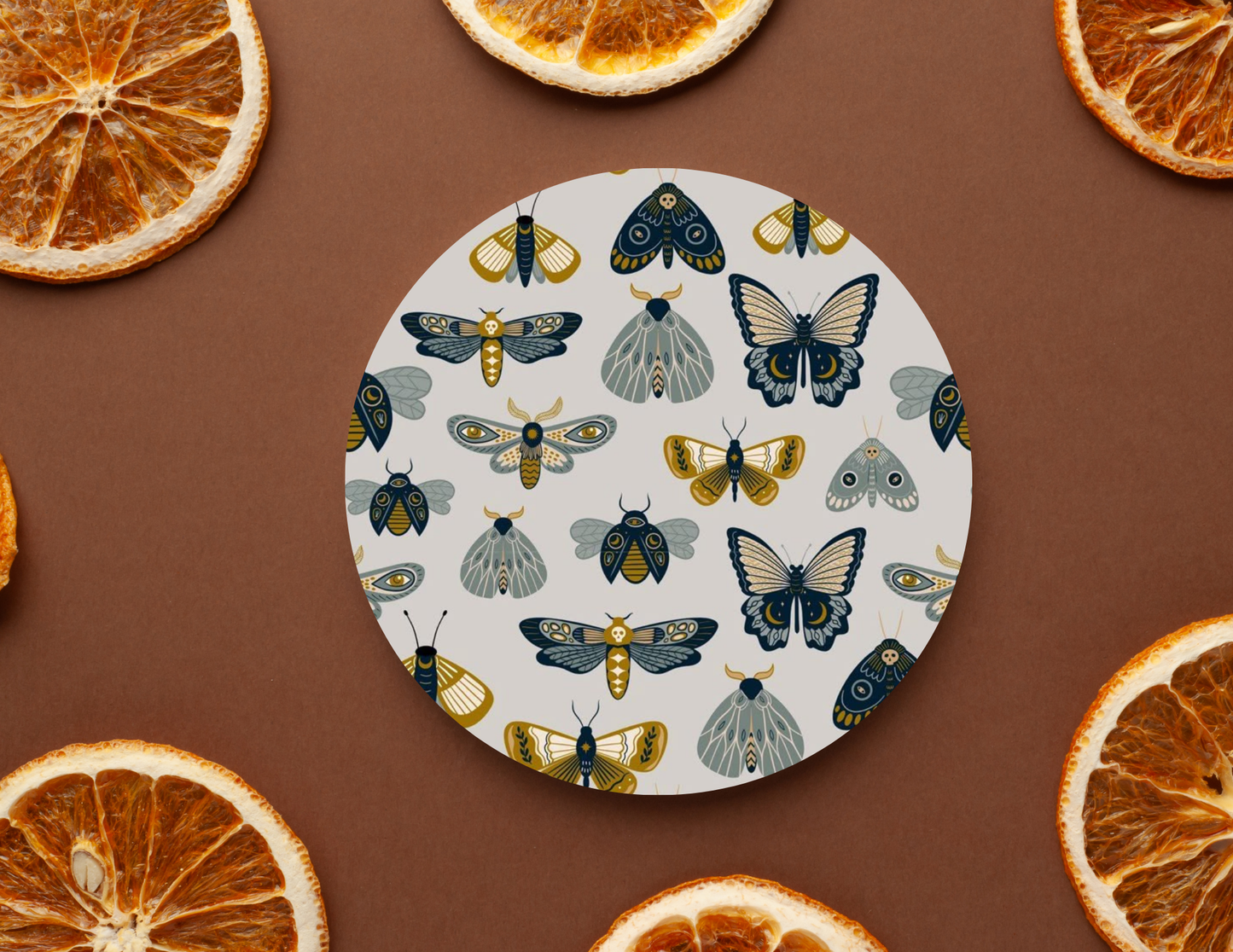🍹 Ceramic Coaster- Moth Collection 🍹